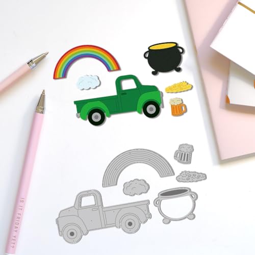 Matrices de découpe Saint-Patrick pour scrapbooking de cadeaux - 5