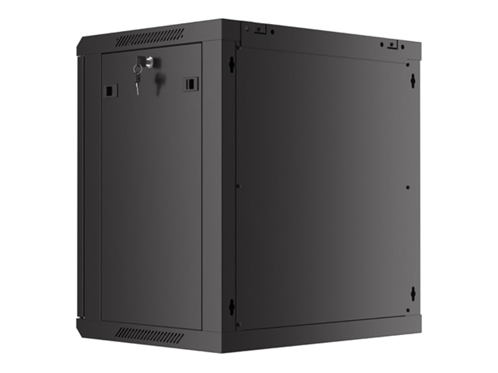 Lanberg 19" 600x450 Rack Einbauschrank Schwarz Perforie - Rack (wf01-6412-23b)
