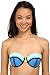 Maaji Women's True Blue Rubik Bandeau Bikini Top