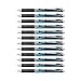 Pentel EnerGel Deluxe RTX Retractable Liquid Gel Pen, Fine Line, Needle Tip, Black Ink, Box of 12 (BLN75-A)