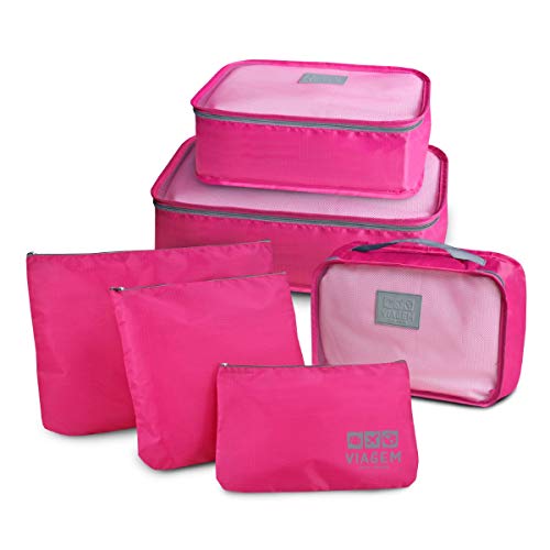 Kit Organizador de Malas de 6 Peças