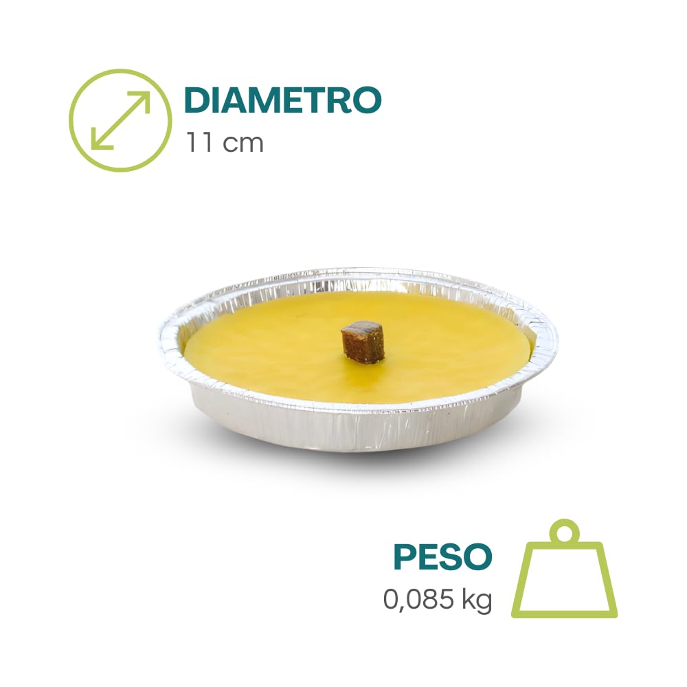 Palucart candela citronella giardino in alluminio 11 cm set da 60 pezzi giardinaggio antizanzare feste ed eventi