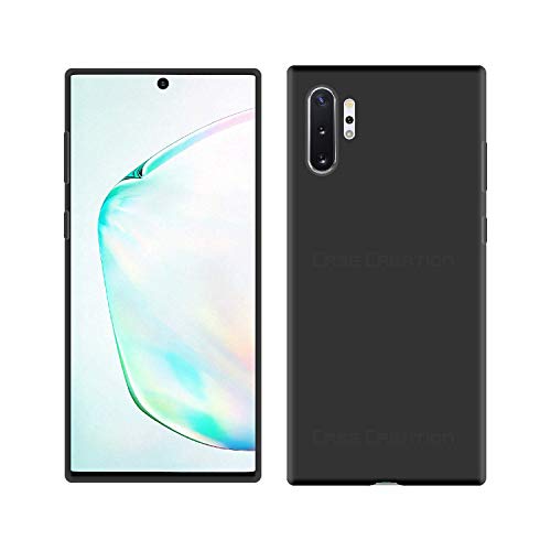 Image of Case Creation Luxurious OG Series for Samsung Galaxy Note10 Case Cover,Anti-Dirty Slim Case Frosted Matte Cute Candy TPU Raised Bezel (Splash of Color) Back Cover for Samsung Note 10+ -Black