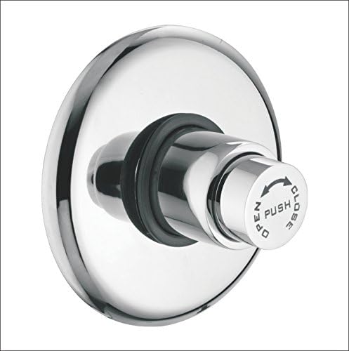 Kamal Brass Ald-0586 Metropole Flush Valve (Silver)