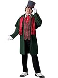 InCharacter Costumes Men's Yuletide Gent Christmas Costume, Multi, X-Large