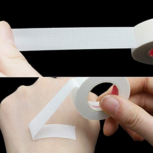 6 Rolls Wimpern Tape Wimpernverlängerung Band Eyelash Extension Tape Micropore Breathable Medical Lash Extension Tape Lash Pads Under Eye Patches (JP lash tape)