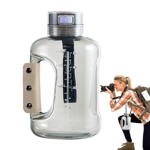 水素水ピッチャー・水素水ボトル,水素水ピッチャー水素リッチウォーターカップ | スポーツ、ハイキング用の高度なSPE技術を備えたポータブル1500mlクイック電解水素水ボトル