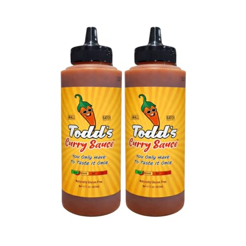 Todd's Curry Sauce (12oz) | Sweet Curry with Mild Spice