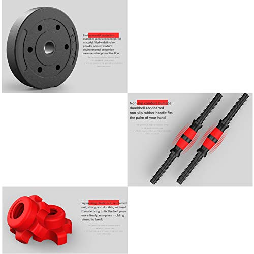 Outdoor Verstelbare Dumbbells, Professionele Hand Gewichtdragende Barbell Gewichtheffen Dumbbells Bodybuilding en… - Afbeelding 7