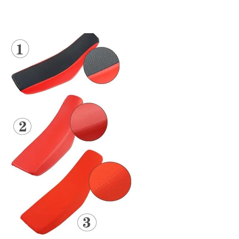 Selle en cuir rouge de qualité supérieure type CRF 50