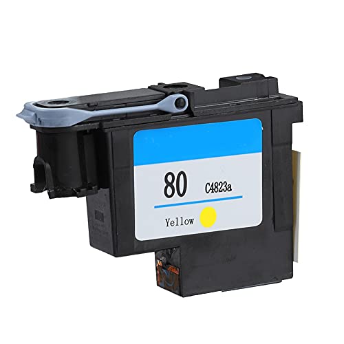 Ashata Printhead For Hp80 Designjet 1000/1050 / 1055 Series, No Paper Jam, C4820A Black/ C4822A Magenta/ C4823A Yellow/ C4821A Cyan/Cmyk(Yellow) #TOP3