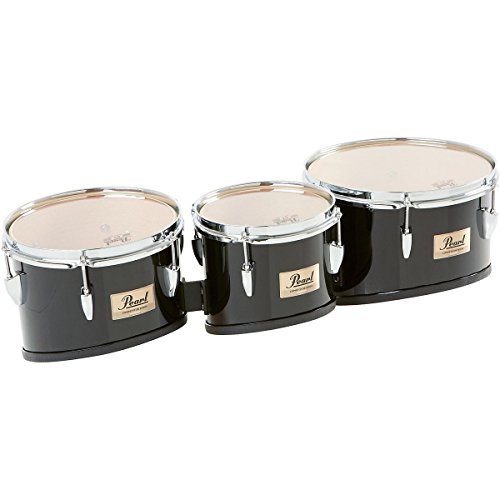 Pearl Competitor Marching Tom Set Level 1 Midnight Black (#46) 8,10,12 set