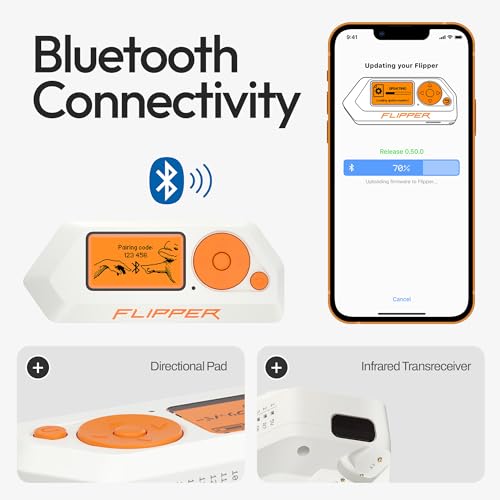 Image of Flipper Zero - Electronic All-in-One Tool: RFID, NFC, Radio Control & Infrared