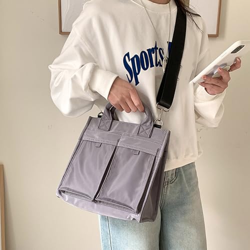 Large Capacity Nylon Shoulder Bag Stylish Crossbody Handbag For Women With Multiple Carrying Option For Work And Travel Nylon3