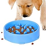 ❤ ARTÍCULO FANTÁSTICO: Tazón de alimentación lento excelente para perros y gatos que comen rápido, ha ralentizado la alimentación de aproximadamente 10-20 segundos a 3-4 minutos. Ha hecho que nuestros perros coman más lentamente. Esto ha detenido la enfermedad y definitivamente es mejor para su digestión