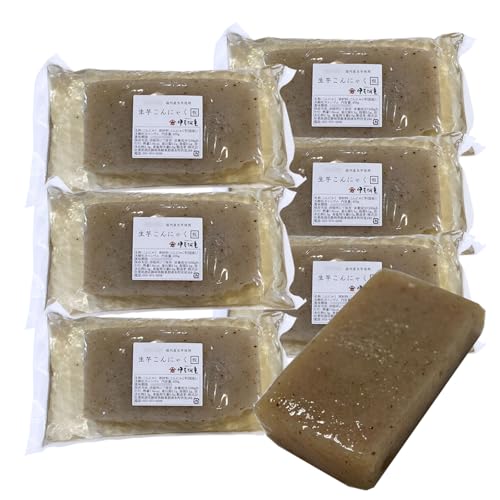 令和7年産 生芋こんにゃく (板) 450g×6個セット 業務用 手作り 味しみ セラミド含有