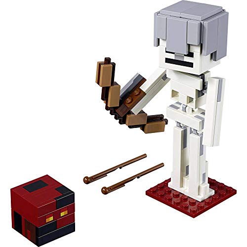 21150 Minecraft Maxi-Figure dello Scheletro con cubo di Magma - Lego - Immagine 2