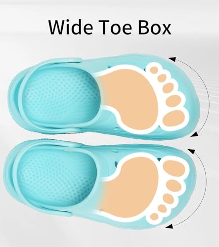 Image of Toddler Kids Clogs for Boys Girls Comfortable Slip on Sandals Beach Pool Slipper