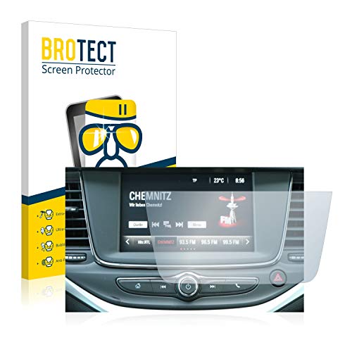BROTECT Protector Pantalla Cristal Compatible con Opel Grandland X Hybrid 2020 IntelliLink 5.0 Protector Pantalla Vidrio - Dureza Extrema