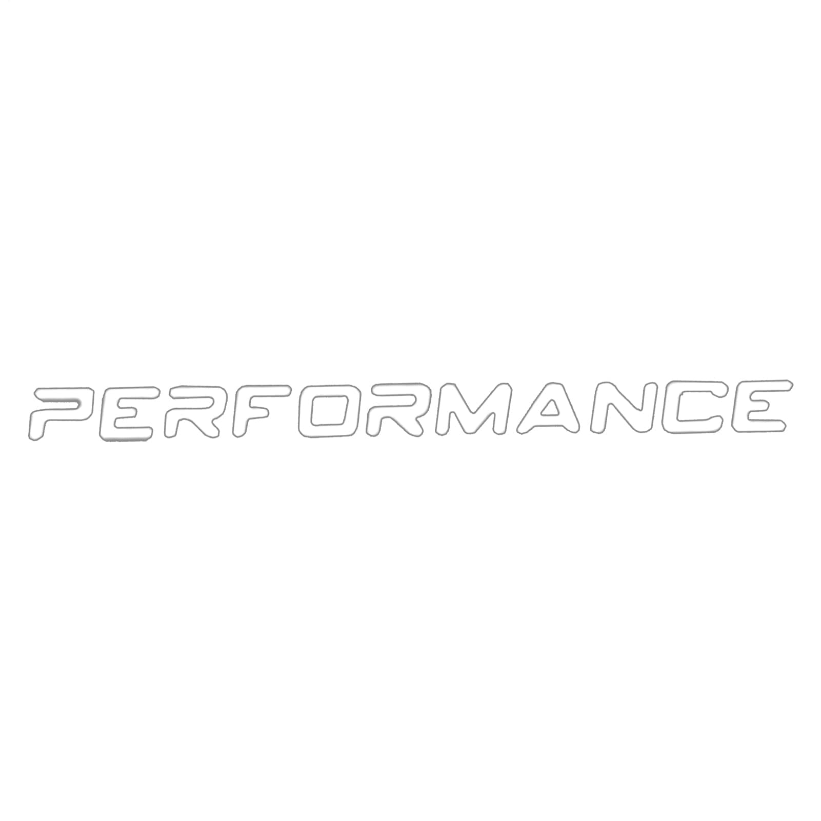 Muiltvoe Performance Car Stickers – 98.5x6.8cm PET, Reflective Window Decal, Vehicle Style Display, Adhesion Marker | Perfect for Front Windshield Styling, SUV Truck Customization, Motorcycle Visual