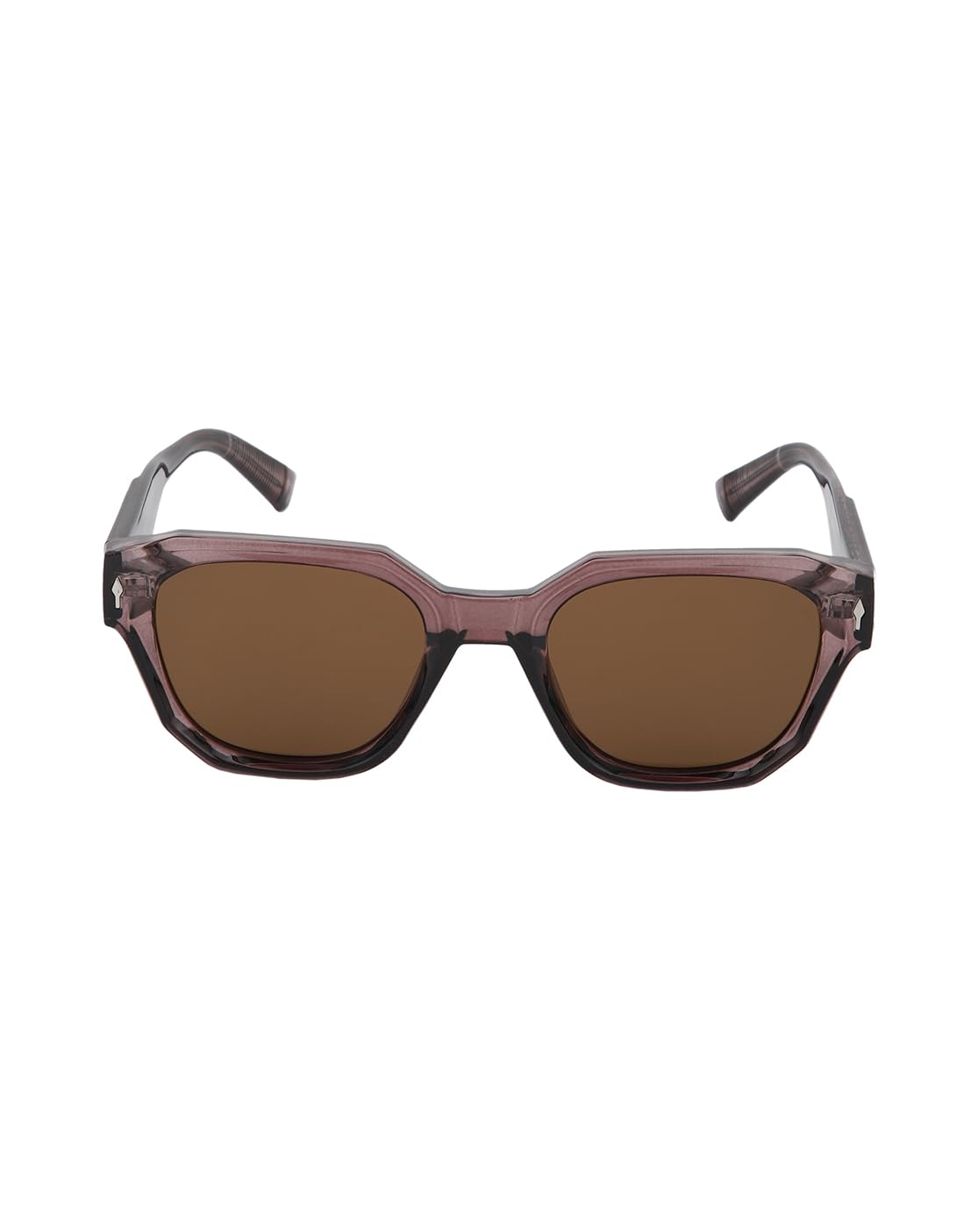 Brown Toned with Brown Polarised Lens Rectangle Sunglass for women-image-1