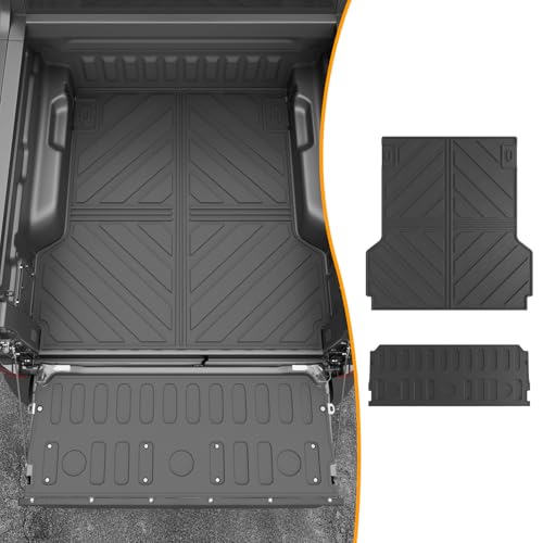 powoq Truck Bed Mat Compatible with 2022-2026 Ford Maverick Tailgate Mat Truck Bed Liner Tailgate Protector All Weather Replacement for 2022-2024 2025 2026 Ford Maverick Accessories