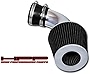High Performance Parts Short Ram Air Intake Kit & Black Filter Combo Compatible for 1996-1999 Buick LeSabre / 1996 Park Ave 3.8L V6 Engine