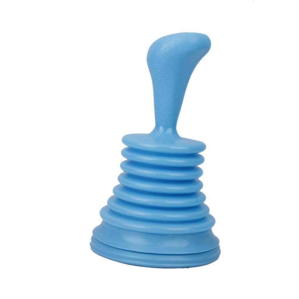 Morison Dredge Suction Vacuum Pump, Blue, Plastic, 10x10x17.5 cm, Drain Cleaner Plunger for Sink and Basin, 1 Count-image-47