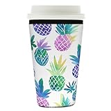 Versatile e ottimo regalo: sia che tu stia andando al lavoro, in palestra o ti stia godendo una giornata fuori, la nostra custodia per tazze è l'accessorio ideale per il tuo caffè freddo o qualsiasi altra bevanda ghiacciata, si adatta a tazze, bottiglie e bicchieri in modo sicuro; un regalo pratico ed elegante per donne, uomini, insegnanti, amici