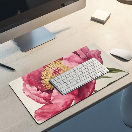 Mouse Pad RLDOBOFE Diseño Flor Melocotón Oscuro 30x60 cm miniatura 5