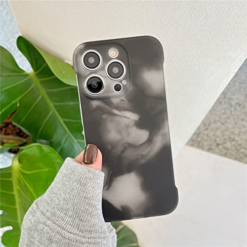 Coque Peinture Aquarelle Haute Précision Style Minimaliste pour iPhone 14 et 12 Pro Max