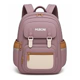 Mochila escolar para crian?as de 6 a 12 anos com prote??o ortop?dica (L?las)