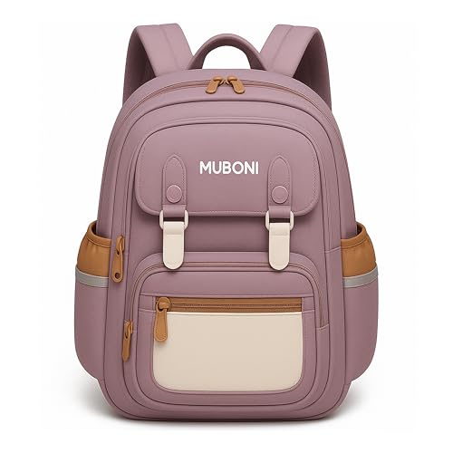 Mochila escolar para crian?as de 6 a 12 anos com prote??o ortop?dica (L?las)