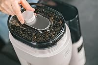 Melitta AromaFresh Pro X – Filterkaffeemaschine mit integriertem Mahlwerk, entnehmbarem Wassertank, Glaskanne und Timer-Funktion, für bis zu 10 Tassen Kaffee, Warm-grey – Ansicht 6