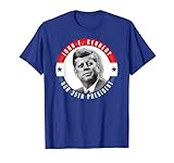 JFK John F. Kennedy Presidential Souvenir Gift T Shirt Tee