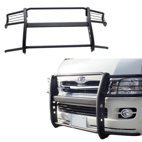 GI★GEAR 組立式 グリルガード/バンパーガード スチール製 HIACE ハイエース 200系 ワイドボディー用 全車