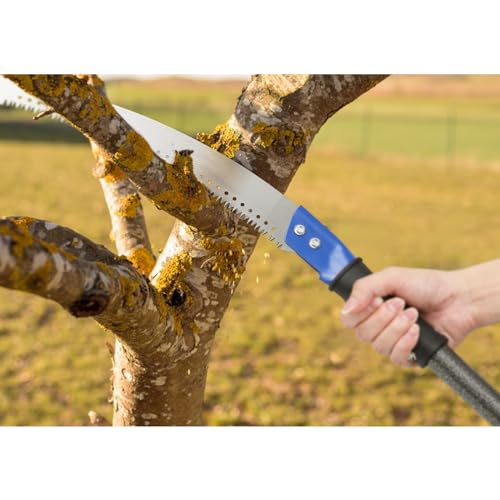 FLY HAWK Serra de mastro, serra de haste de 426 cm para aparar árvores, aparador de árvores, poda de