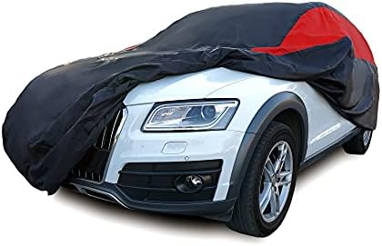 MORNYRAY Car Cover Waterproof All Weather Windproof Snowproof UV Protection Outdoor Indoor Full car Cover, Universal Fit for SUV (Fit SUV Length 191-201 inch)