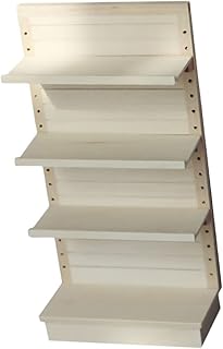 Toyvian 1 Peça Prateleira De Casa De Boneca Decoração Em Miniatura Móveis De Casa Móveis Decoração De Casa Prateleira De Madeira Em Miniatura Prateleira De Mercado Em Miniatura Móveis De