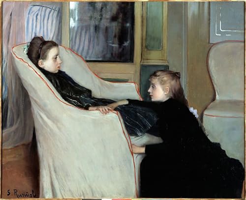 Tableau la fille convalescente Santiago Rusiñol pour sublimer la decoration du salon