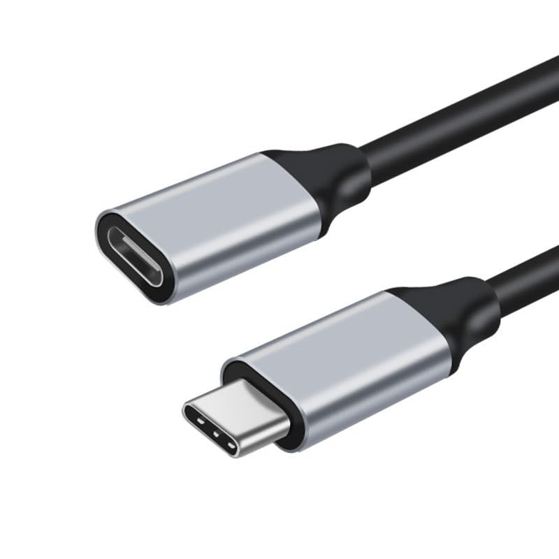 Type C Male to Female Cable USB 3 1 Data Charger Extender Cord Laptop Phone 0 8ft