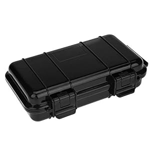 Survival Storage Box, 3 Types Solid Outdoor Shockproof Pressure-proof Waterproof Survival Box Container Storage Airtight Case(B)