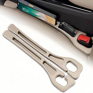 Relleno de espacio para asiento de automóvil, paquete de 2 unidades, ajuste universal, tapón de espuma suave para llenar el espacio entre el asiento y la consola, bloqueador de grietas