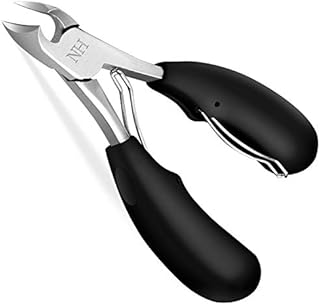 Podiatrist Toenail Clippers, Professional Thick & Ingrown Toe Nail Clippers for Men & Seniors, Pedicure Clippers Toenail Cutters, Super Sharp Curved Blade Grooming Tool