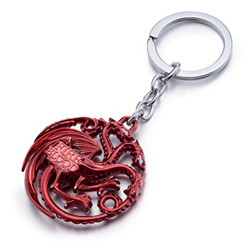 Game Of Thrones House Sigil Crest Metal Keychain #TOP2