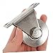 PRETYZOOM Stainless Steel Groove Pulley Heavy Duty Rigid Caster for Windows Doors Rope Pulley for Electric Gates Industrial Trolleys and More