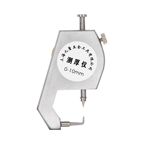 Calibrador de espesores con cabeza en forma de pasador, rango 0-10 mm, resolución 0,1 mm, lectura métrica miniatura 5