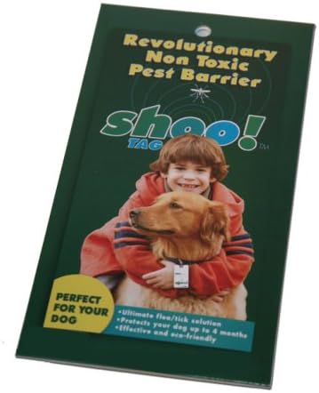 0Bug!Zone Flea and Tick Barrier Tag for Dogs, 2 Tags