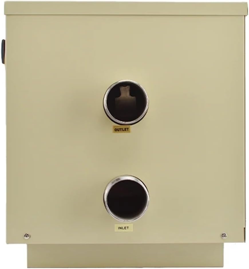 Electric Pool Heater with Digital Display Portable Commercial Swimming Pool Heating Tool for Spa Relaxation, Bathtubs Fast and Efficient(with Digital Display,18KW) (24kw with Digital Display)