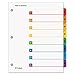 Cardinal OneStep Index System, 8-Tab, Numbered, Multi-Color, 1 Set (60818)